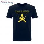 2017 Summer Fashion Iron Maiden t shirt short sleeve band t-shirt rock heavy metal music tee Harris tshirt Multi Color Optional 