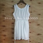 2017 Summer Short Dress Women Fashion Sleeveless Chiffon Sexy Slim Mini Party Dresses Lady Casual White Bodycon Vestido De Festa