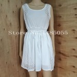 2017 Summer Short Dress Women Fashion Sleeveless Chiffon Sexy Slim Mini Party Dresses Lady Casual White Bodycon Vestido De Festa