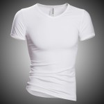 2017 Summer T Shirt Solid Cotton High Quality Slim Casual New Brand Chase Deer White And Black Tracksuit Underwear T-Shirt Men