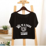 2017 Summer T-shirts women modal Crop Tops Tiger print female T-shirt Women's fashion O-neck Short Sleeve women Tee Tops clothes