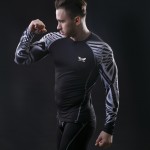 2017 Summer autumn Mens COCEDDB Compression T Shirts Long sleeve Base Layer Bodybuilding Tights Tops & Tees