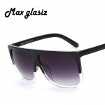 2017 Sun Glasses For Women Brand Designer Fashion Luxury Oversized Vintage Sunglasses Sqaure Sunglass Retro Female Flat eyewear