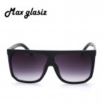 2017 Sun Glasses For Women Brand Designer Fashion Luxury Oversized Vintage Sunglasses Sqaure Sunglass Retro Female Flat eyewear