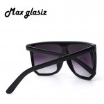 2017 Sun Glasses For Women Brand Designer Fashion Luxury Oversized Vintage Sunglasses Sqaure Sunglass Retro Female Flat eyewear