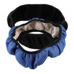 2017 Tirol hot sale Car Auto Universal Elastic Handmade Skidproof Steering Wheel Cover Blue/Black hot selling