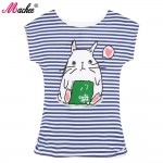 2017 Top Selling Womens Clothes Fashion Vintage Spring Summer Short Sleeve Animal Printed Girls Tops Cotton Female Women T-shirt