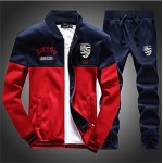 2017 Tracksuits Men's Sportswear Sets Jackets+pants Mens Hoodies and Sweatshirts Suits Plus Size 4XL X270
