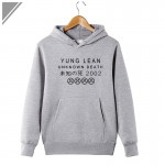 2017 Winter Dress New Arrival YUNG LEAN Band printed Hoodies Men Hoody Sweatshirts Men's Hoodie And Pullover With Hat Skullies