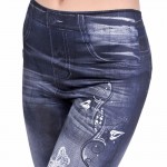 2017 Women New Fashion Classic Stretchy Slim Leggings Sexy imitation Jean Skinny Jeggings Skinny Pants Y8