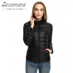 2017 Women zipper Ultra Light thinsulate Down Jacket, Winter Duck Down, Jacket Women Slim Thin Long Sleeve  Coat Pocket Parka