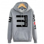 2017 autumn winter men hipster Eminem Hoodies Reverse E Hip-hop fleece hooded male hip-hop funny sweatshirt brand tracksuits mma