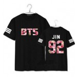 2017 harajuku Kpop BTS GroupTops Cotton T Shirt Women Fashion Design Women's T-Shirt Printed top tees