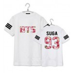 2017 harajuku Kpop BTS GroupTops Cotton T Shirt Women Fashion Design Women's T-Shirt Printed top tees