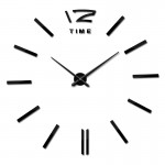 2017 hot sale wall clock large decorative  wall clocks home decor diy clocks living room reloj mural wall sticker