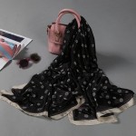 2017 luxury brand new summer women's scarf fashion lady silk scarves print soft shawls pashmina foulard femme long size bandana