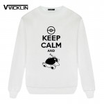 2017 new Fashion Classic Style Keep Calm And Carry On Snorlax Sleep On Pokemon Fleece Hoodies Sweatshirt Music Rock N Roll Band 