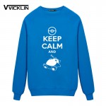 2017 new Fashion Classic Style Keep Calm And Carry On Snorlax Sleep On Pokemon Fleece Hoodies Sweatshirt Music Rock N Roll Band 