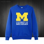 2017 new Michigan University American college baseball s jersey clothing Men's Sweatshirts Printed Men Hoodies Pullover XS-XXL