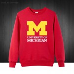 2017 new Michigan University American college baseball s jersey clothing Men's Sweatshirts Printed Men Hoodies Pullover XS-XXL