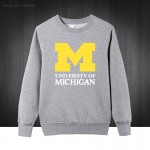 2017 new Michigan University American college baseball s jersey clothing Men's Sweatshirts Printed Men Hoodies Pullover XS-XXL