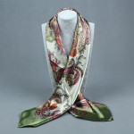 2017 new Silk Square Big Size 90x90cm Scarf Women Fashion High Quality Cheap Imitated Silk Satin Scarves Polyester Shawl Hijab