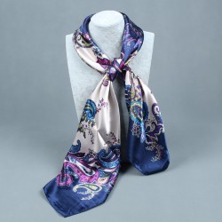 2017 new Silk Square Big Size 90x90cm Scarf Women Fashion High Quality Cheap Imitated Silk Satin Scarves Polyester Shawl Hijab