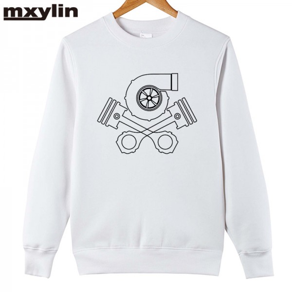 2017 new Turbo Skull  New Fashion Men's sweatshirt Cotton printing hoodies Man Clothing Plus Size XS-XXL 