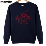 2017 new Turbo Skull  New Fashion Men's sweatshirt Cotton printing hoodies Man Clothing Plus Size XS-XXL 
