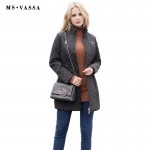 2017 new Women jacket fashion Winter & Autumn padded ladies jacket long quilted coat jacket plus size S-7XL outerwear 