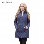 2017 new Women jacket fashion Winter & Autumn padded ladies jacket long quilted coat jacket plus size S-7XL outerwear 