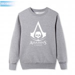 2017 new anime game assassin's creed 3 III printed Sweatshirt cotton long sleeve Gamer  dresses for men plus size park pullover 