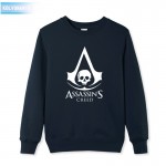 2017 new anime game assassin's creed 3 III printed Sweatshirt cotton long sleeve Gamer  dresses for men plus size park pullover 