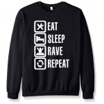 2017 new autumn winter harajuku hoodies fashion brand men eat sleep game sweatshirt top fleece streetwear male funny hip hop 