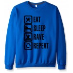 2017 new autumn winter harajuku hoodies fashion brand men eat sleep game sweatshirt top fleece streetwear male funny hip hop 