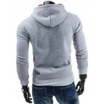 2017 new fashion Sweatshirt men hit color men hoodies hip hop 3D Print  suit slim freeshipping tracksuit