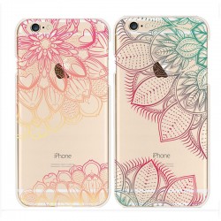 2017 new for iPhone 6 case Hybrid Cover Totem Henna Soft TPU For iphone 7 case Hard Back case for iPhone 6s 5s Plus case cover 