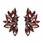 2017 new wholesale vintage design crystal earring fashion women statement stud Earrings for women fashion earring
