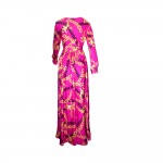 2017 sexy summer maxi long dress african clothing bazin riche robe golden chain print vestidos mujer loose sparkly dashiki dress