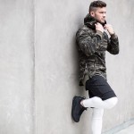 2017 spring new Mens Camouflage Hoodies Fashion leisure pullover fitness Bodybuilding jackets Sweatshirts sportswear topcoat