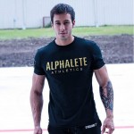 2017 summer New mens gyms T shirt Crossfit Fitness Bodybuilding Shirts Printed Fashion Male Short cotton clothing Brand Tee Tops