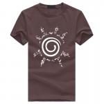 2017 summer hot anime t shirt homme blood youth Uzumaki Naruto Fashion brand clothing hip hop fitness men's t-shirts funny tops