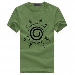 2017 summer hot anime t shirt homme blood youth Uzumaki Naruto Fashion brand clothing hip hop fitness men's t-shirts funny tops