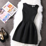 2018 Women Summer Bodycon Vest Dress Vintage Printed Sexy Party Vestido De Festa Female Clothing A Line Black Casual Dresses