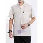 2018 summer casual shirt short-sleeve shirt quinquagenarian thin  shirt men slim fit shirts M, L, XL, XXL, XXXL , XXXXL