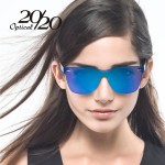 20/20 Brand Unique Style Sunglasses Women Sexy Flat Lens Rimless Square Frame Sun Glasses For Women Shades Vintage Oculos Gafas 