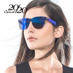 20/20 Brand Unique Style Sunglasses Women Sexy Flat Lens Rimless Square Frame Sun Glasses For Women Shades Vintage Oculos Gafas 