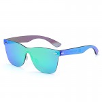 20/20 Brand Unique Style Sunglasses Women Sexy Flat Lens Rimless Square Frame Sun Glasses For Women Shades Vintage Oculos Gafas 