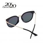 20/20 Classic Sunglasses Women Luxury Brand Designer Metal Temple Pink Lens Polarized Sun Glasses Vintage With Box Feminino 7052