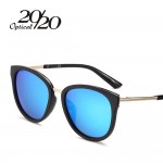 20/20 Polarized sunglasses women Retro Style Metal Frame Sun Glasses Famous Lady Brand Designer Oculos Feminino 7051